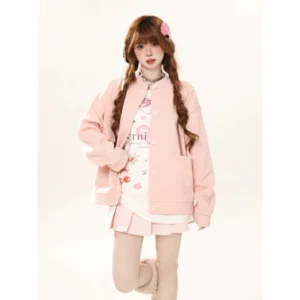 Áo Khoác Cardigan Túi Vuông Thêu Nơ [FREESHIP]🌸Áo Khoác Nỉ Nữ Cổ Tròn Form Rộng Phong Cách Ulzzang🌸